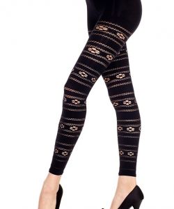 Floral-And-Net-Opaque-Leggings
